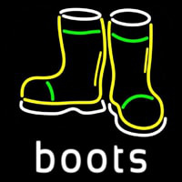Boots With Logo Neonreclame