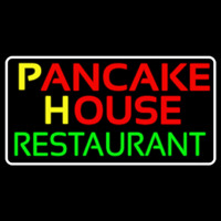 Border White Pancake House Restaurant Neonreclame