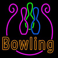 Bowling With Bowl Neonreclame