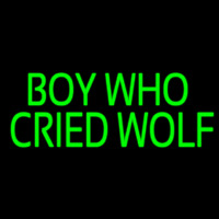 Boy Who Cried Wolf Neonreclame
