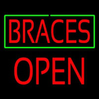 Braces Block Open Neonreclame