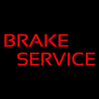 Brake Service Red Neonreclame