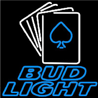Bud Light Cards Beer Sign Neonreclame