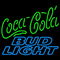 Bud Light Coca Cola Green Beer Sign Neonreclame