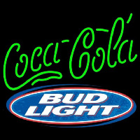 Bud Light Coca Cola Green Beer Sign Neonreclame