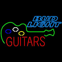 Bud Light Guitar Flashing Beer Sign Neonreclame
