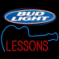 Bud Light Guitar Lessons Beer Sign Neonreclame