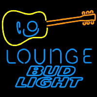 Bud Light Guitar Lounge Beer Sign Neonreclame