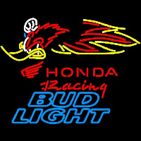 Bud Light Honda Racing Woody Woodpecker Crf 250450 Beer Sign Neonreclame
