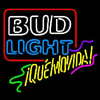 Bud Light Que Movida! Beer Sign Neonreclame