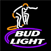 Bud Light Surfer Beer Sign Neonreclame