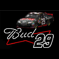 Bud with 29 Nascar Neonreclame