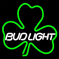 Budlight Green Clover Beer Sign Neonreclame