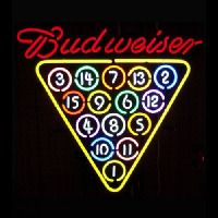 Budweiser 15 Ball Rack Neonreclame