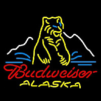 Budweiser Alaska Polar Bear Beer Neonreclame