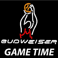 Budweiser Basketball Gametime Beer Sign Neonreclame