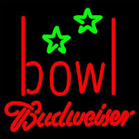 Budweiser Bowling Alley Beer Sign Neonreclame