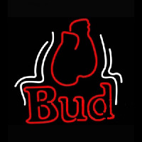 Budweiser Bud Boxing Gloves Beer Light Neonreclame