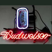 Budweiser Can Bier Bar Neonreclame