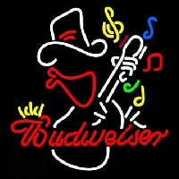 Budweiser Cowboy Guitar Neonreclame