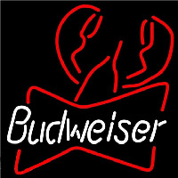 Budweiser Lobster Beer Sign Neonreclame