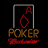 Budweiser Poker Squver Ace Neonreclame