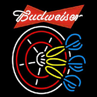 Budweiser Red Darts Pin Beer Sign Neonreclame