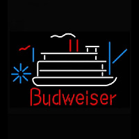 Budweiser Riverboat Beer Light Neonreclame