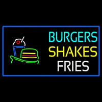 Burgers Shakes Fries Neonreclame