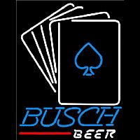 Busch Cards Beer Sign Neonreclame