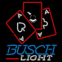 Busch Light Ace And Poker Beer Sign Neonreclame