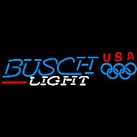 Busch Light Olympic Beer Sign Neonreclame