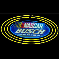 Busch Nascar Oval Beer Sign Neonreclame