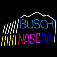 Busch Nascar mountain Beer Sign Neonreclame