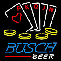 Busch Poker Ace Series Beer Sign Neonreclame