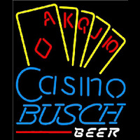 Busch Poker Casino Ace Series Beer Sign Neonreclame
