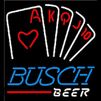 Busch Poker Series Beer Sign Neonreclame