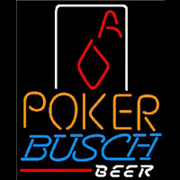 Busch Poker Squver Ace Beer Sign Neonreclame
