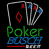 Busch Poker Tournament Beer Sign Neonreclame