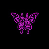 Butterfly Pink Neonreclame
