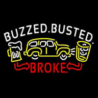 Buzzed Busted Broke Neonreclame