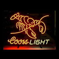 COORS LIGHT LOBSTER Neonreclame