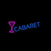 Cabaret With Wine Glass Neonreclame