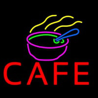 Cafe With Chinese Bowl Neonreclame