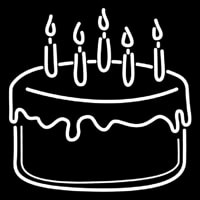 Cake St Birthday Neonreclame