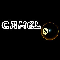 Camel Cigarettes Billiard Ball Neonreclame