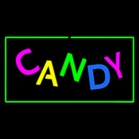 Candy Rectangle Green Neonreclame