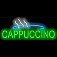 Cappuccino Cafe Food Neonreclame