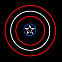Captain America Shield Neonreclame