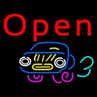 Car Open Neonreclame